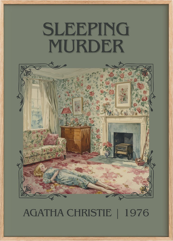 Sleeping Murder Classic Book Art Print by Agatha Christie