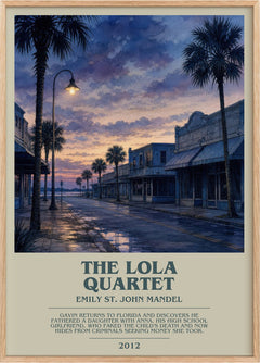 The Lola Quartet Bookish Wall Art by Emily St. John Mandel