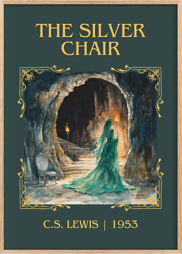 The Silver Chair Classic Book Art Print by C. S. Lewis
