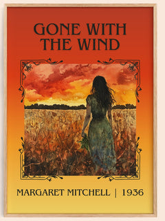 Gone with the Wind Classic Book Art Print by Margaret Mitchell