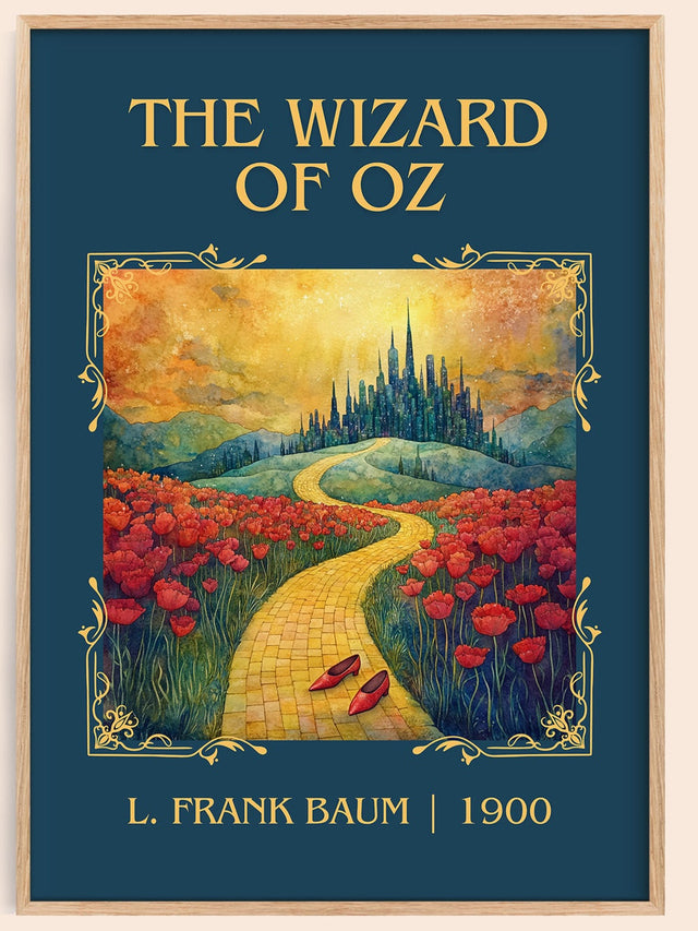The Wizard Of Oz Classic Book Art Print by L. Frank Baum