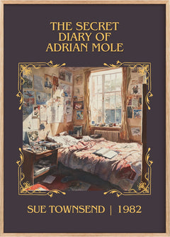 The Secret Diary Of Adrian Mole Classic Book Art Print by Sue Townsend