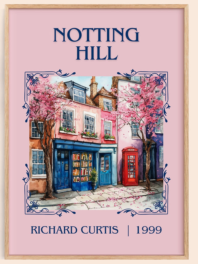 Notting Hill Classic Book Art Print by Richard Curtis