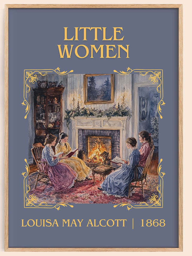 Little Women Classic Book Art Print by Louisa May Alcott