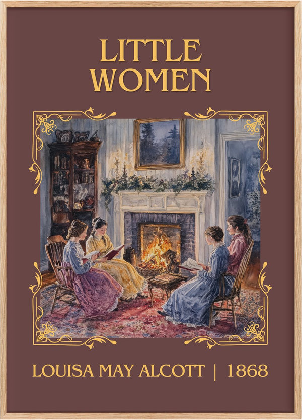 Little Women Classic Book Art Print by Louisa May Alcott