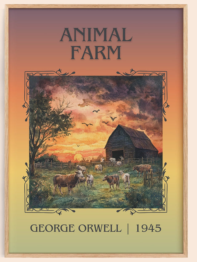 Animal Farm Classic Book Art Print by George Orwell