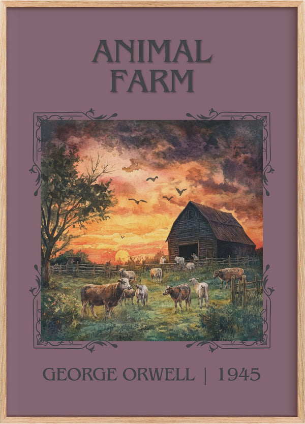 Animal Farm Classic Book Art Print by George Orwell