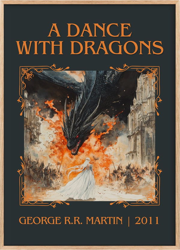 A Dance With Dragons Classic Book Art Print by George R.R. Martin