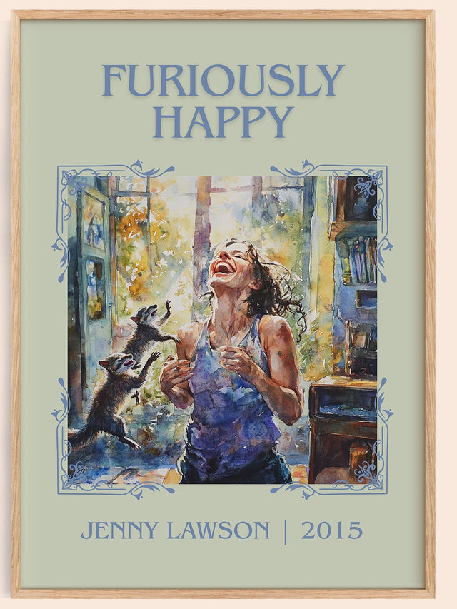 Furiously Happy Classic Book Art Print by Jenny Lawson
