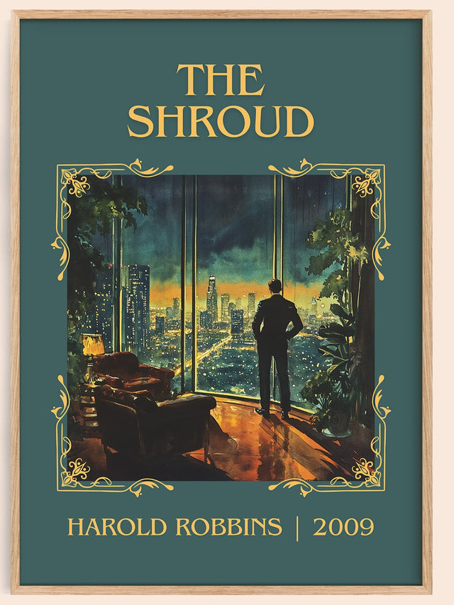 The Shroud Classic Book Art Print by Harold Robbins