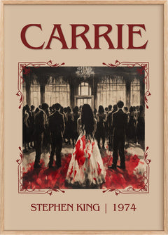 Carrie Classic Book Art Print by Stephen King