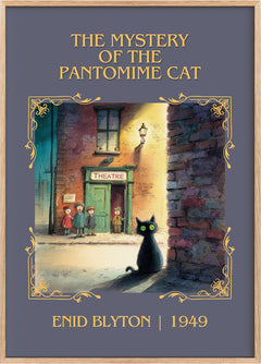 The Mystery of the Pantomime Cat Classic Book Art Print by Enid Blyton