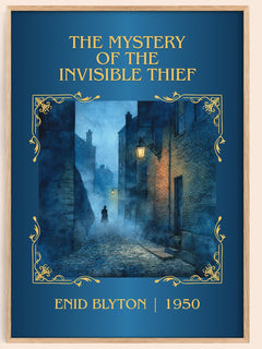 Mystery of the Invisible Thief Classic Book Art Print by Enid Blyton