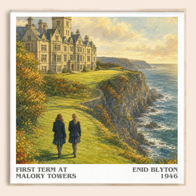First Term At Malory Towers Literary Art Print by Enid Blyton