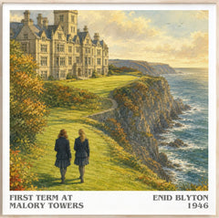 First Term At Malory Towers Literary Art Print by Enid Blyton