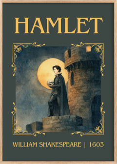 Hamlet Classic Book Art Print by William Shakespeare