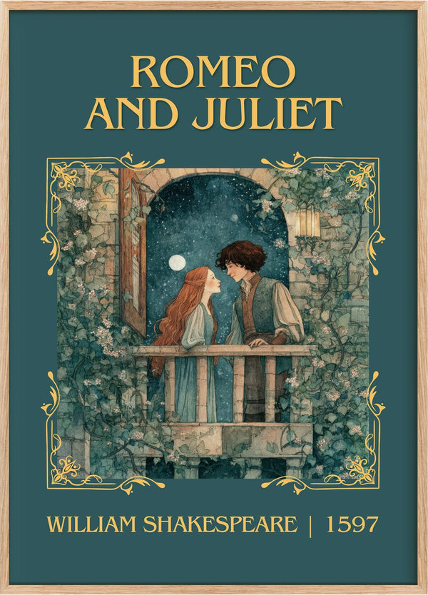 Romeo and Juliet Classic Book Art Print by William Shakespeare