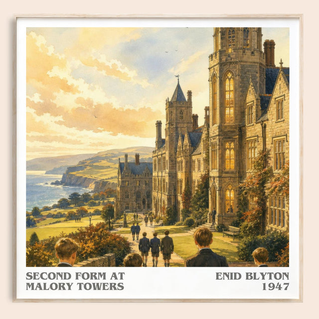 Second Form At Malory Towers Literary Art Print by Enid Blyton