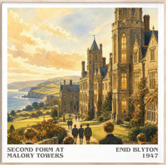 Second Form At Malory Towers Literary Art Print by Enid Blyton