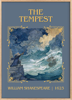 The Tempest Classic Book Art Print by William Shakespeare