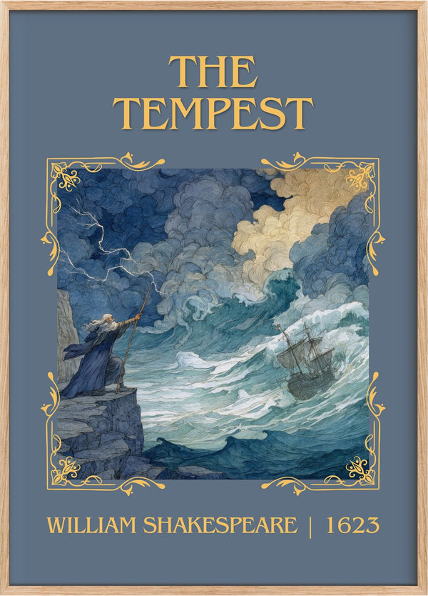 The Tempest Classic Book Art Print by William Shakespeare
