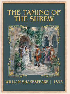 The Taming of the Shrew Classic Book Art Print by William Shakespeare
