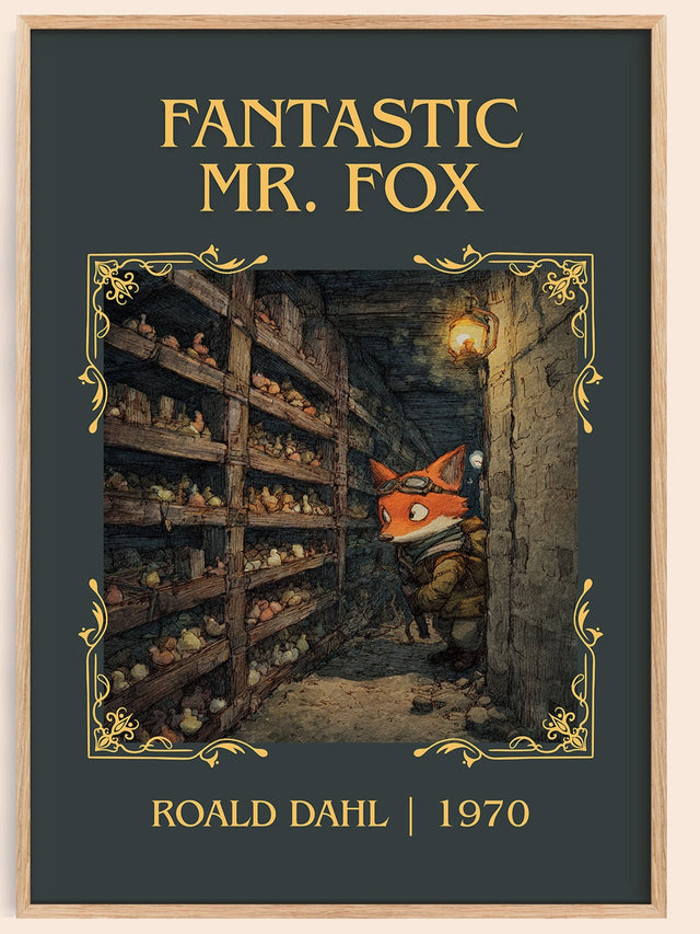 Fantastic Mr. Fox Classic Book Art Print by Roald Dahl