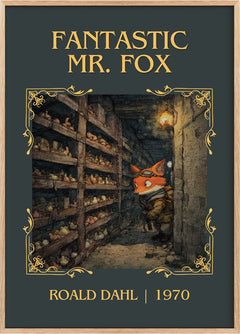 Fantastic Mr. Fox Classic Book Art Print by Roald Dahl