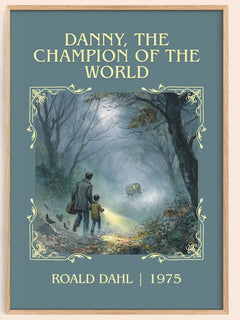 Danny, The Champion Of The World Classic Book Art Print by Roald Dahl