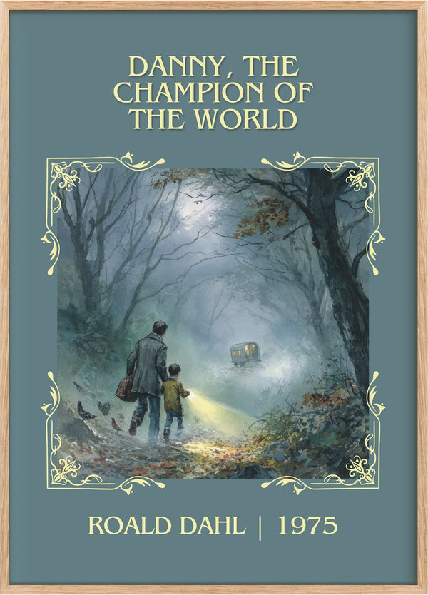 Danny, The Champion Of The World Classic Book Art Print by Roald Dahl