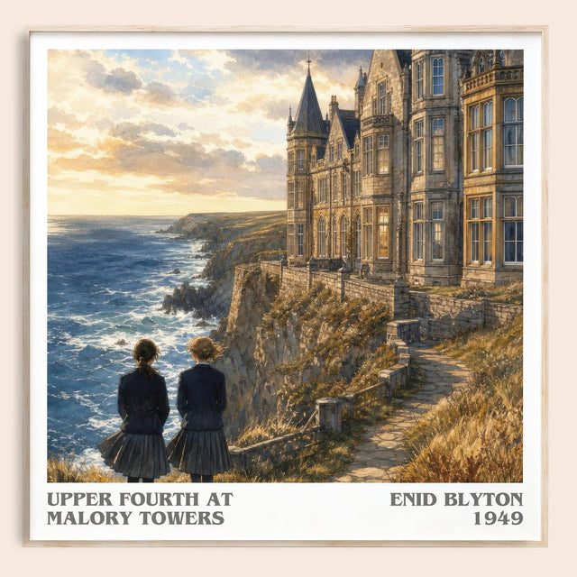 Upper Fourth At Malory Towers Literary Art Print by Enid Blyton