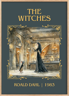 The Witches Classic Book Art Print by Roald Dahl