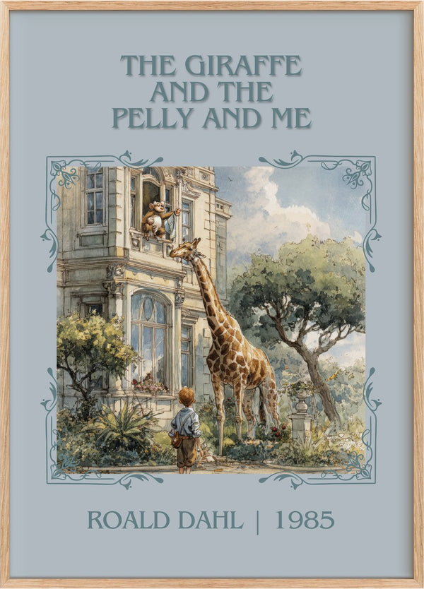 The Giraffe and the Pelly and Me Classic Book Art Print by Roald Dahl