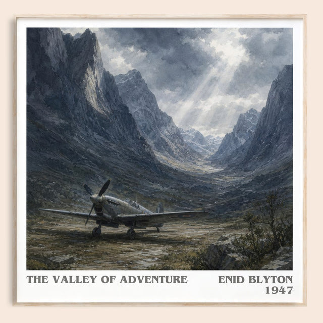 The Valley Of Adventure Literary Art Print by Enid Blyton