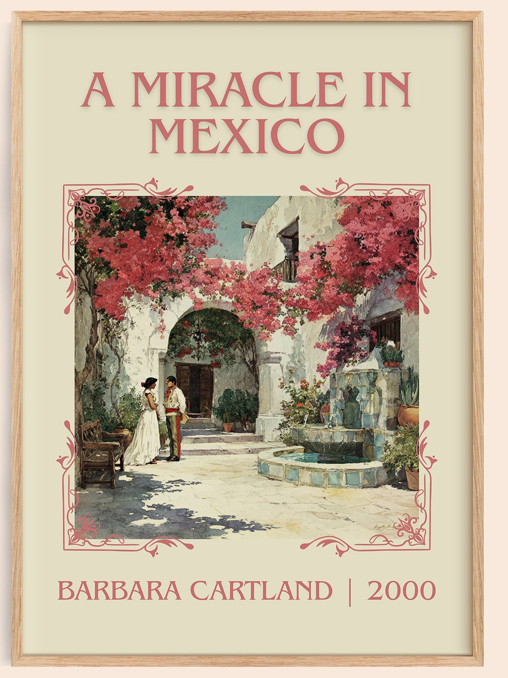 A Miracle in Mexico Classic Book Art Print by Barbara Cartland