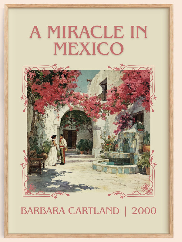 A Miracle in Mexico Classic Book Art Print by Barbara Cartland