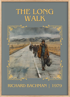 The Long Walk Classic Book Art Print by Richard Bachman
