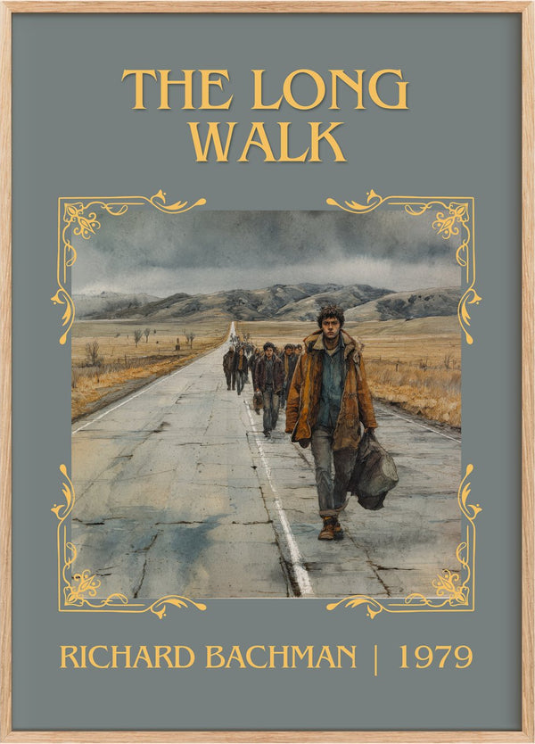 The Long Walk Classic Book Art Print by Richard Bachman