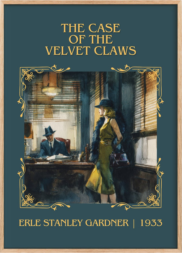 Case of the Velvet Claws Classic Book Art Print by E. Gardner