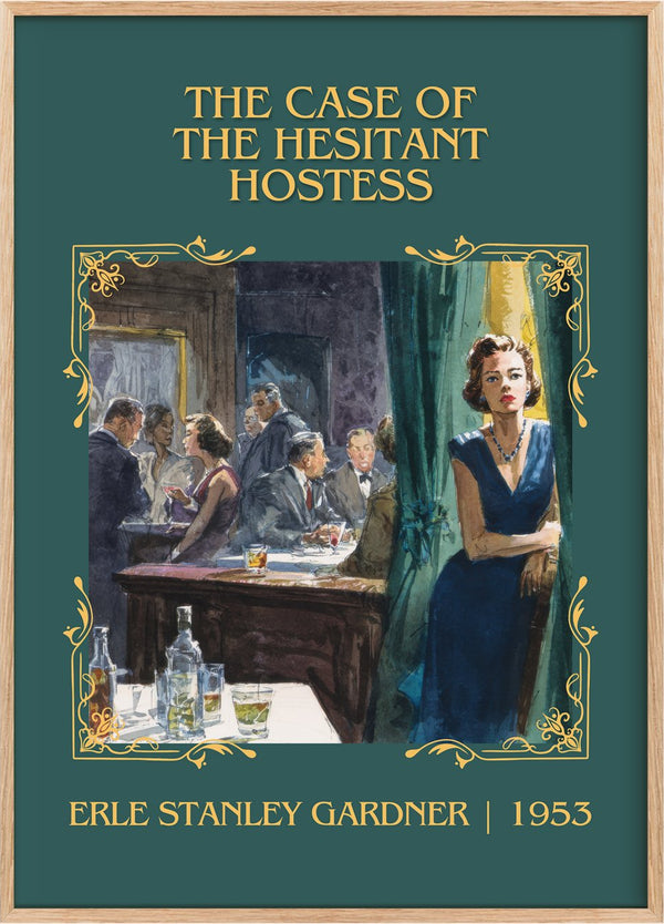 Case of the Hesitant Hostess Classic Book Art Print by E. Gardner