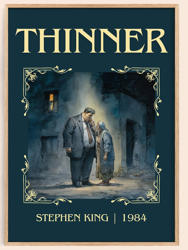 Thinner Classic Book Art Print by Stephen King