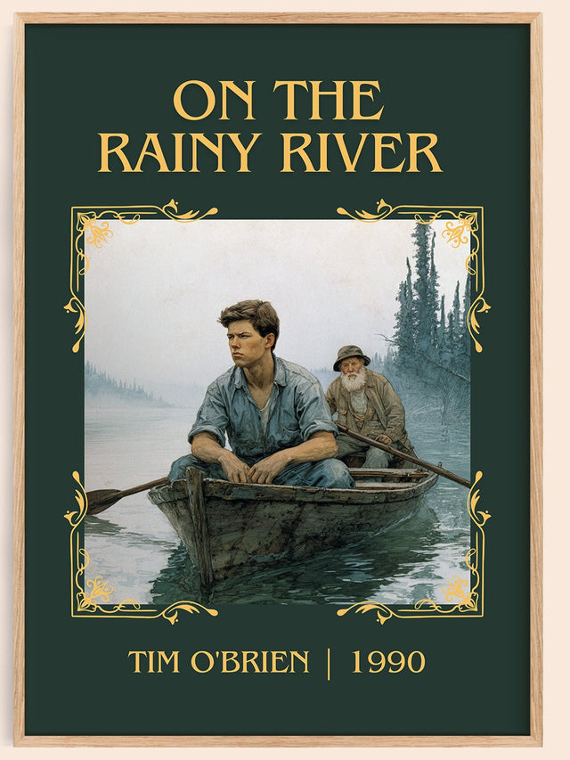 On The Rainy River Classic Book Art Print by Tim O'Brien