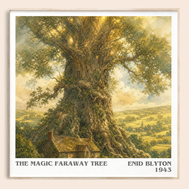 The Magic Faraway Tree Literary Art Print by Enid Blyton