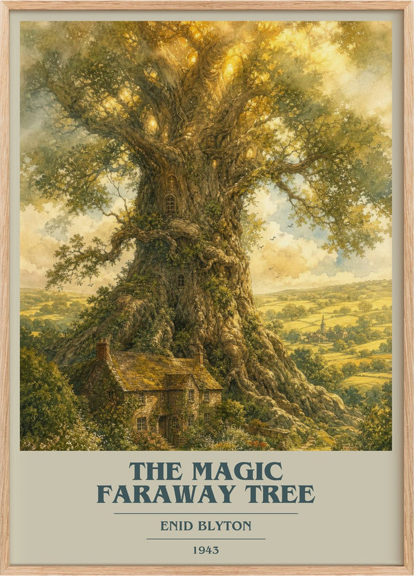 The Magic Faraway Tree Book Cover Poster by Enid Blyton