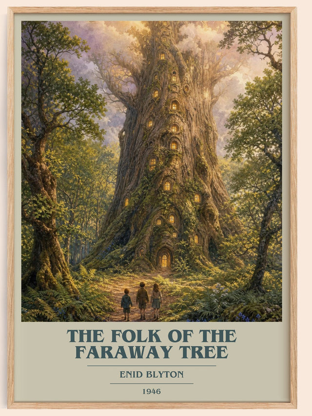 The Folk Of The Faraway Tree Book Cover Poster by Enid Blyton