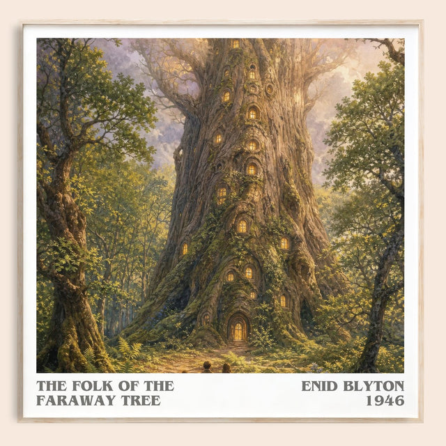 The Folk Of The Faraway Tree Literary Art Print by Enid Blyton