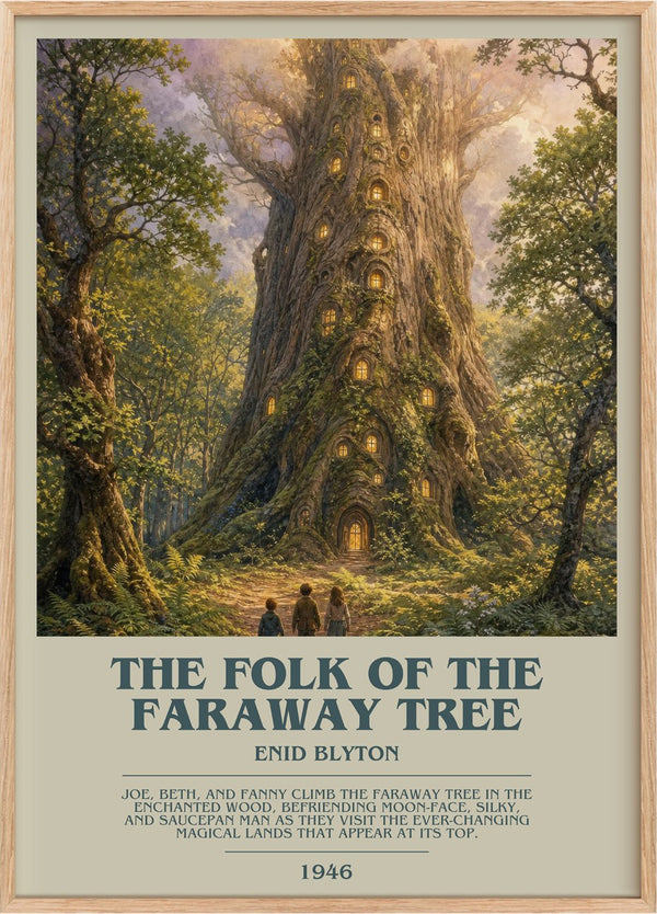 The Folk Of The Faraway Tree Bookish Wall Art by Enid Blyton