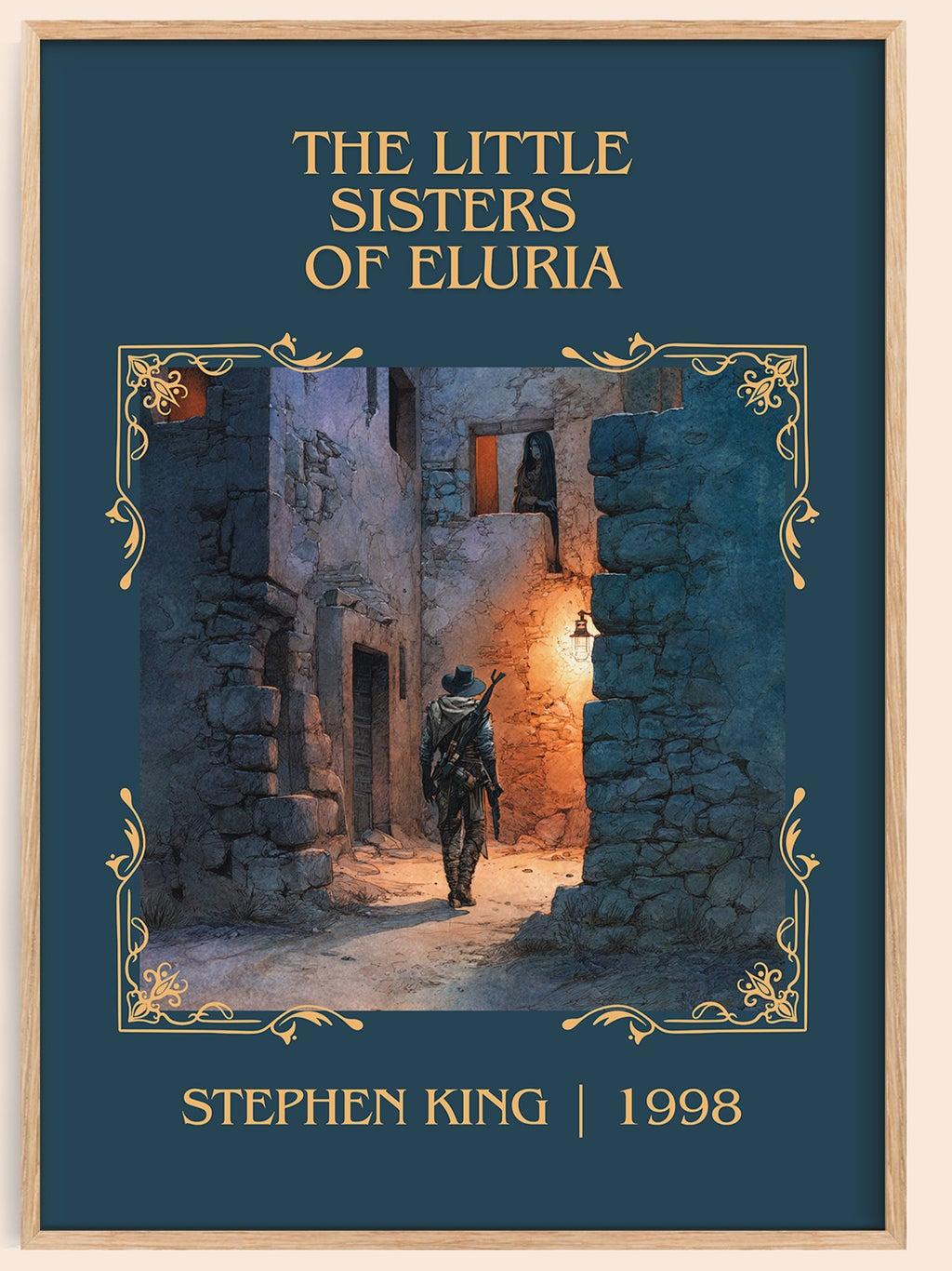 The Little Sisters Of Eluria classic book art book poster by Stephen King – framed literary art print