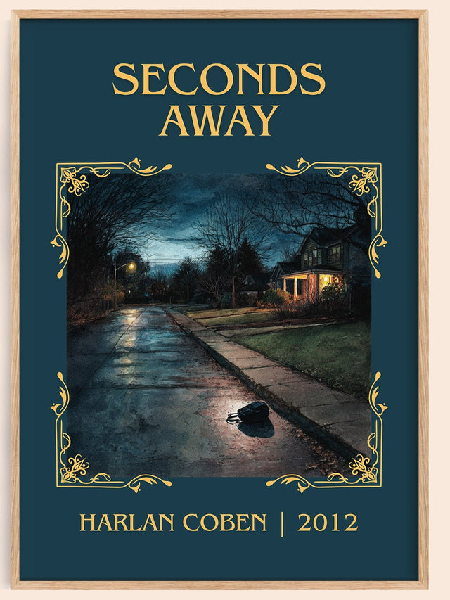Seconds Away Classic Book Art Print by Harlan Coben
