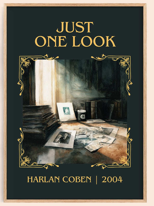 Just One Look Classic Book Art Print by Harlan Coben